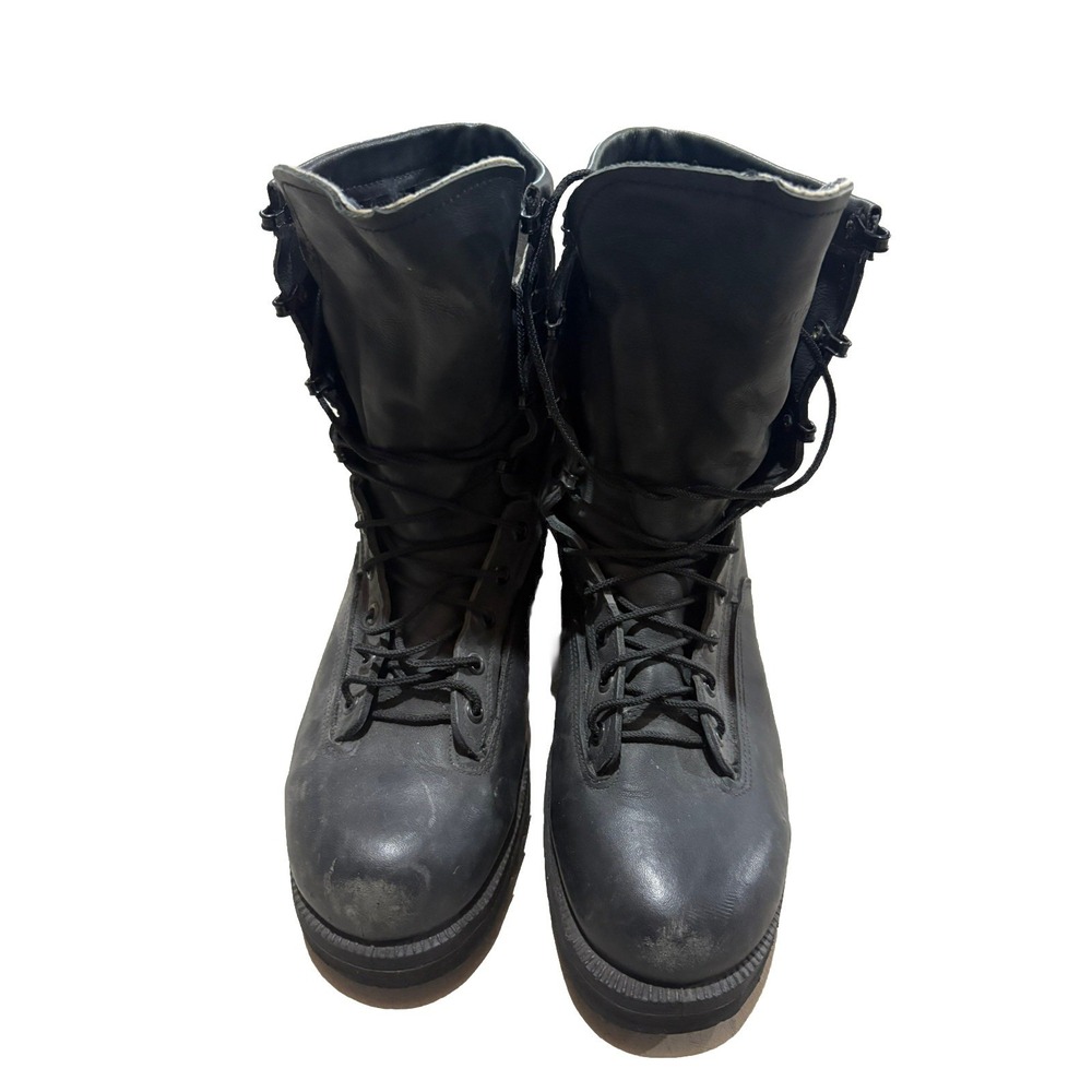Men's Gore-Tex Black Leather Lace Up Military Tactical Combat Boots Size: 11 ?